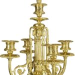 candlesticks in gilt bronze (4)