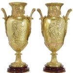 vase leon boucher bronze (2)