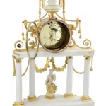 pendule portique signe champagne (11)