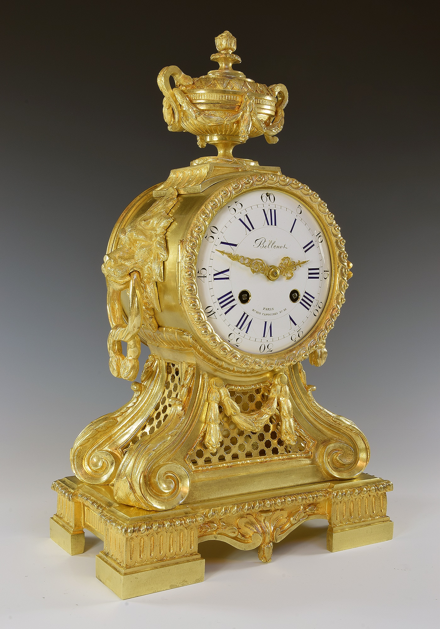 bellenot pendule lion neo classique (1)