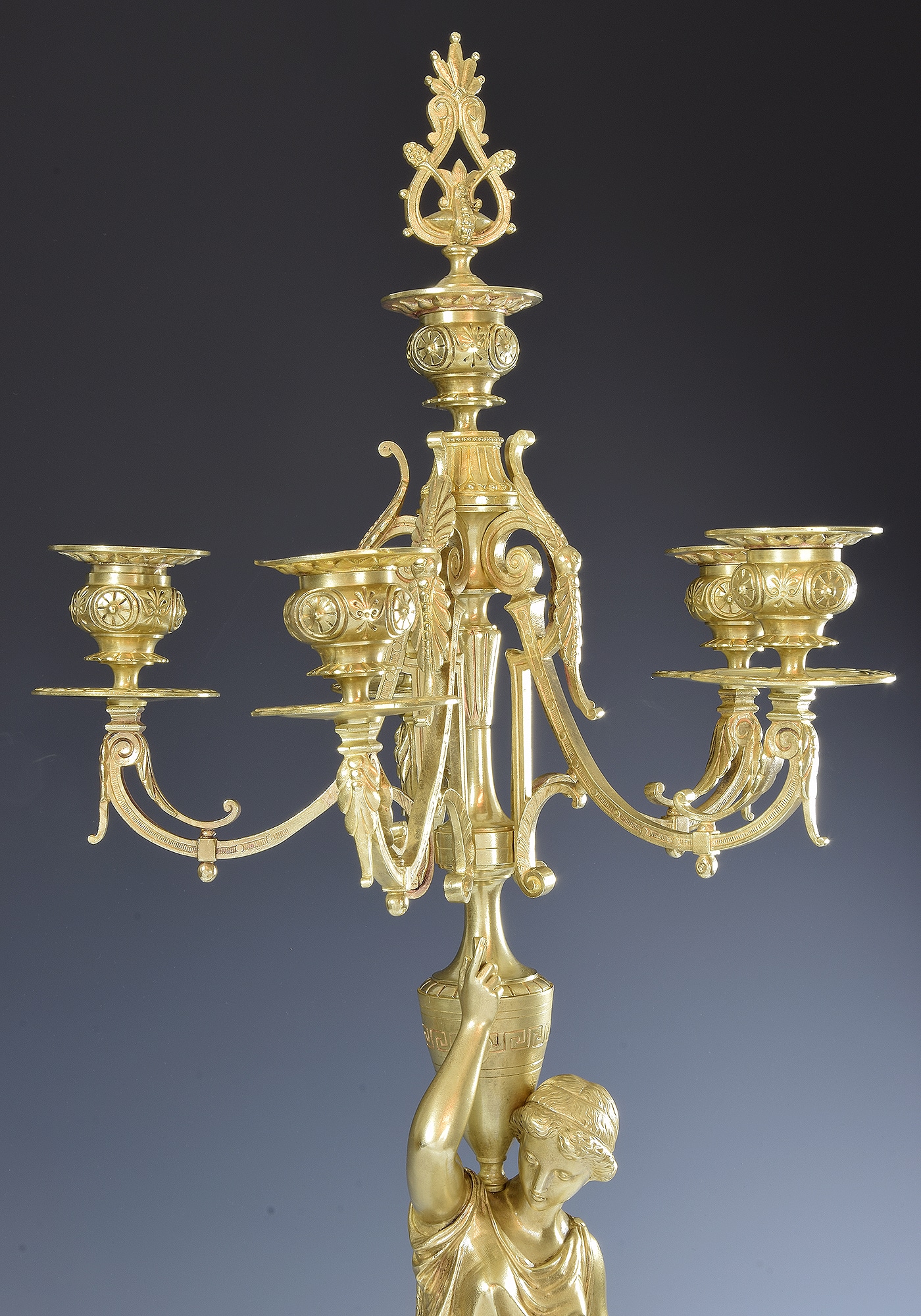 candelabre chandelier bronze empire (3)