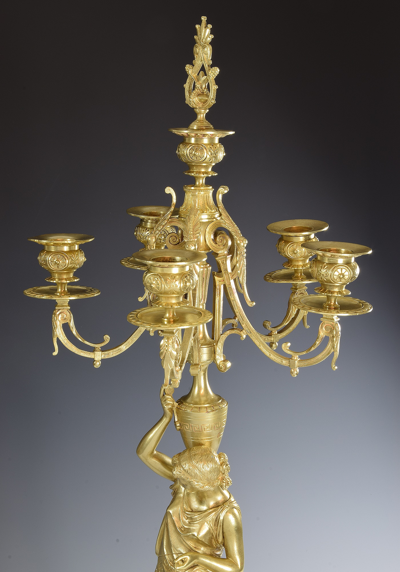 candelabre chandelier bronze empire (4)