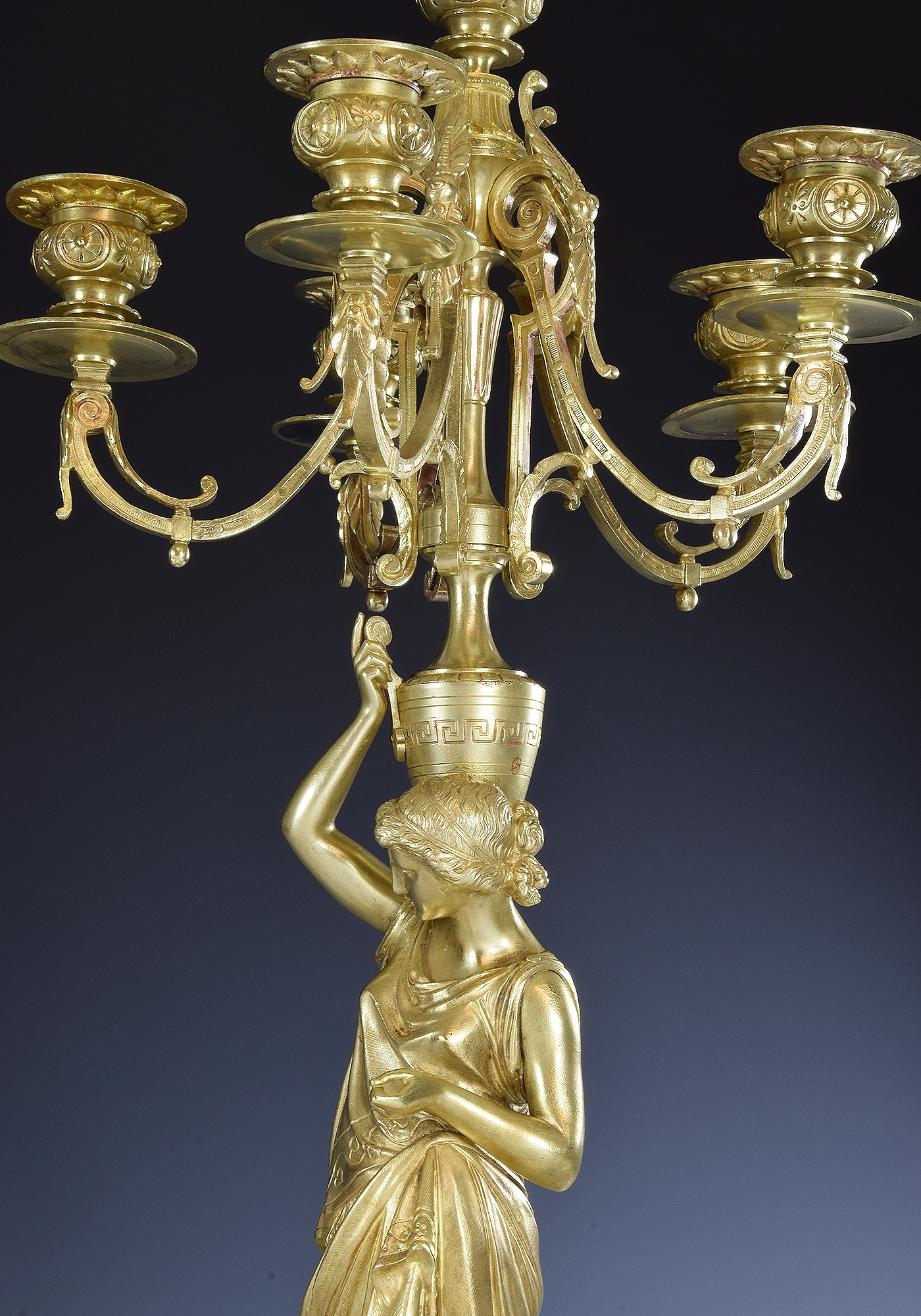 candelabre chandelier bronze empire (5)